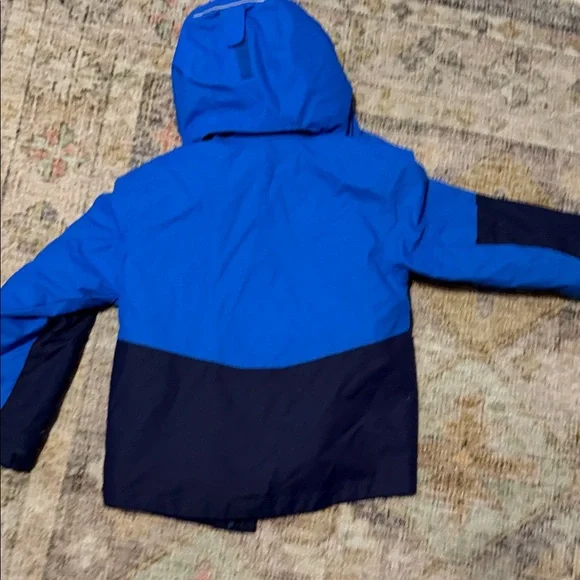 Columbia Kids Two-Tone Blue Raincoat - Picture 3 of 4